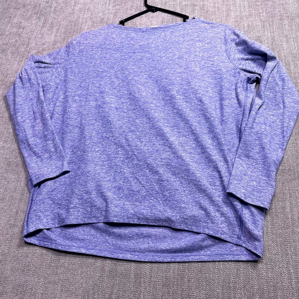 Lululemon Swiftly Relaxed Fit Shirt Womens 2 Blue Nylon Stretch Long Sleeve
